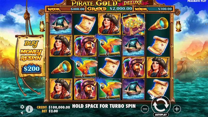 Cách chơi Pirate Gold Deluxe Slot chi tiết